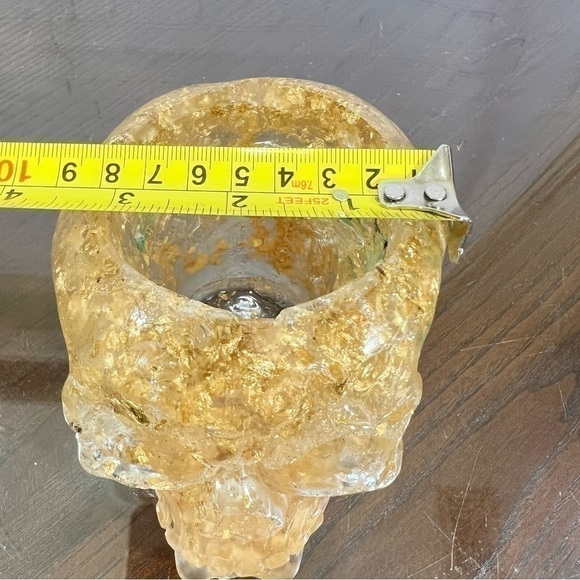 RESIN EPOXY with Gold Flakes Planter/ash tray Pen Holder. - Picture 13 of 16